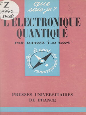 cover image of L'électronique quantique
